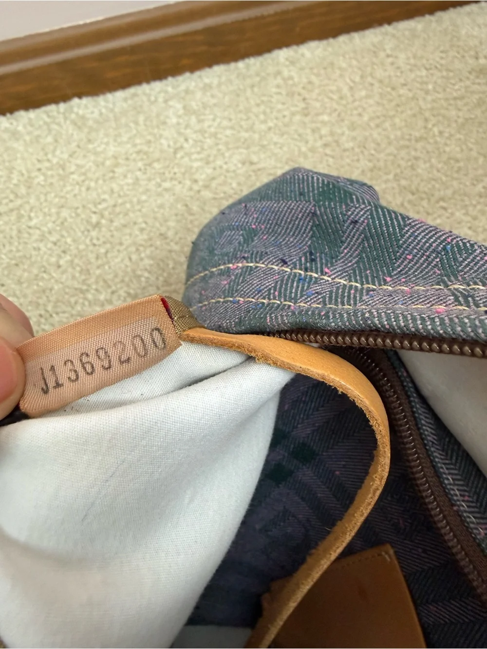 Dooney & Bourke purple green